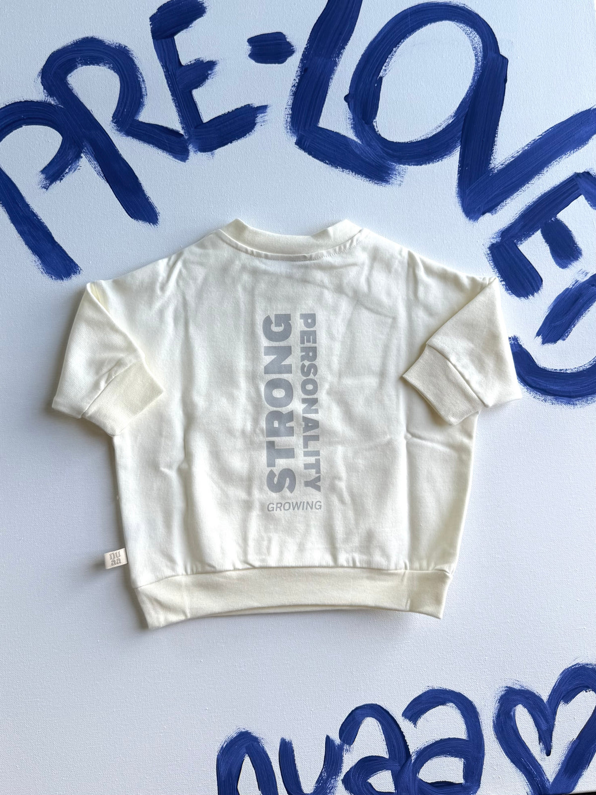 Pre-Loved: Personality Oversized Sweater Marshmallow