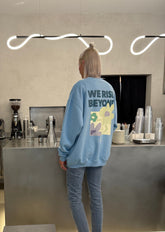 Mom Rise Beyond Sweater Dusty Blue