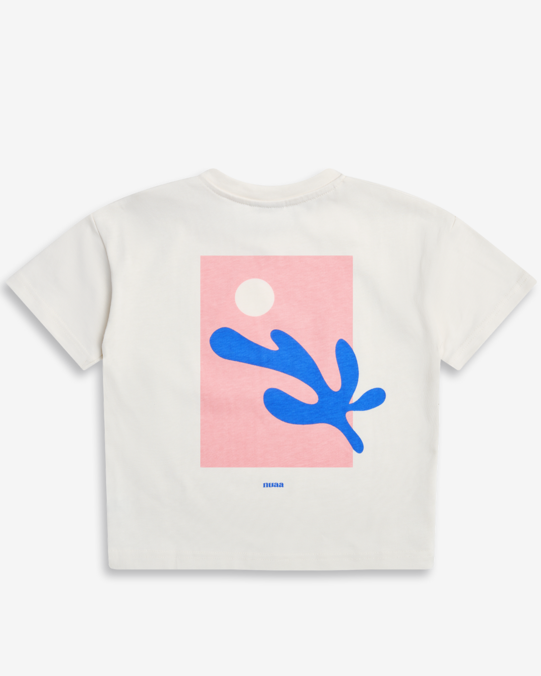 MINI & ME Set - Coral T-Shirt Off White/Peach