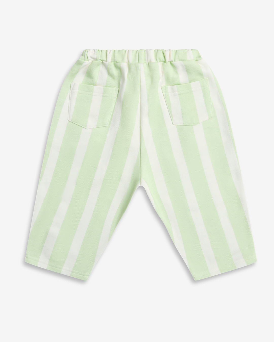 Loose Pants Matcha Striped
