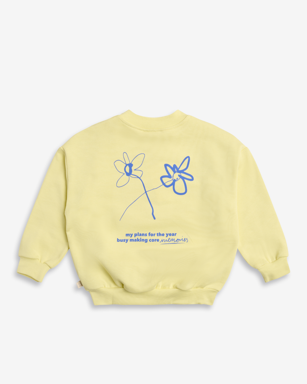 Core Memories Oversized Sweater Lemon