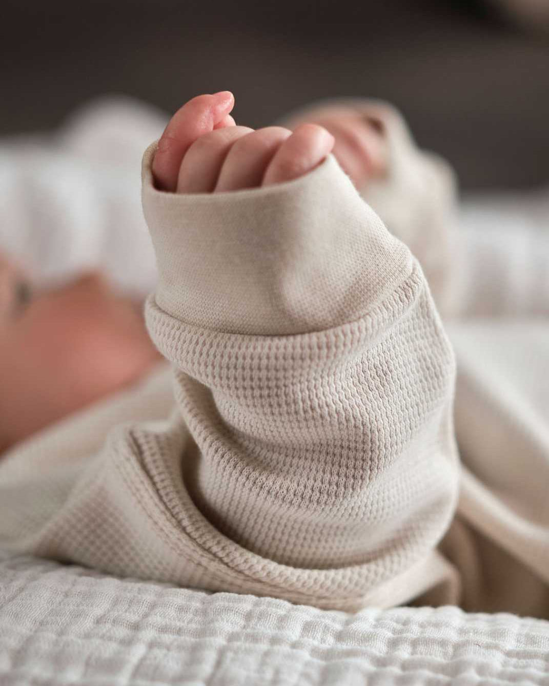 Pre-Loved: Waffel Sweatshirt Sand