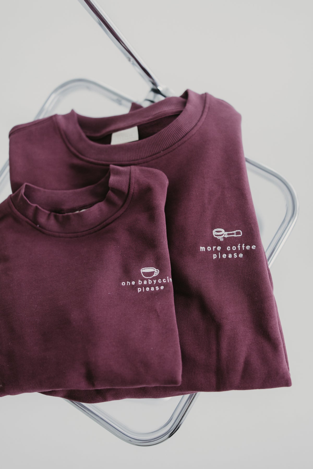 Dad More Coffee Please Burgundy