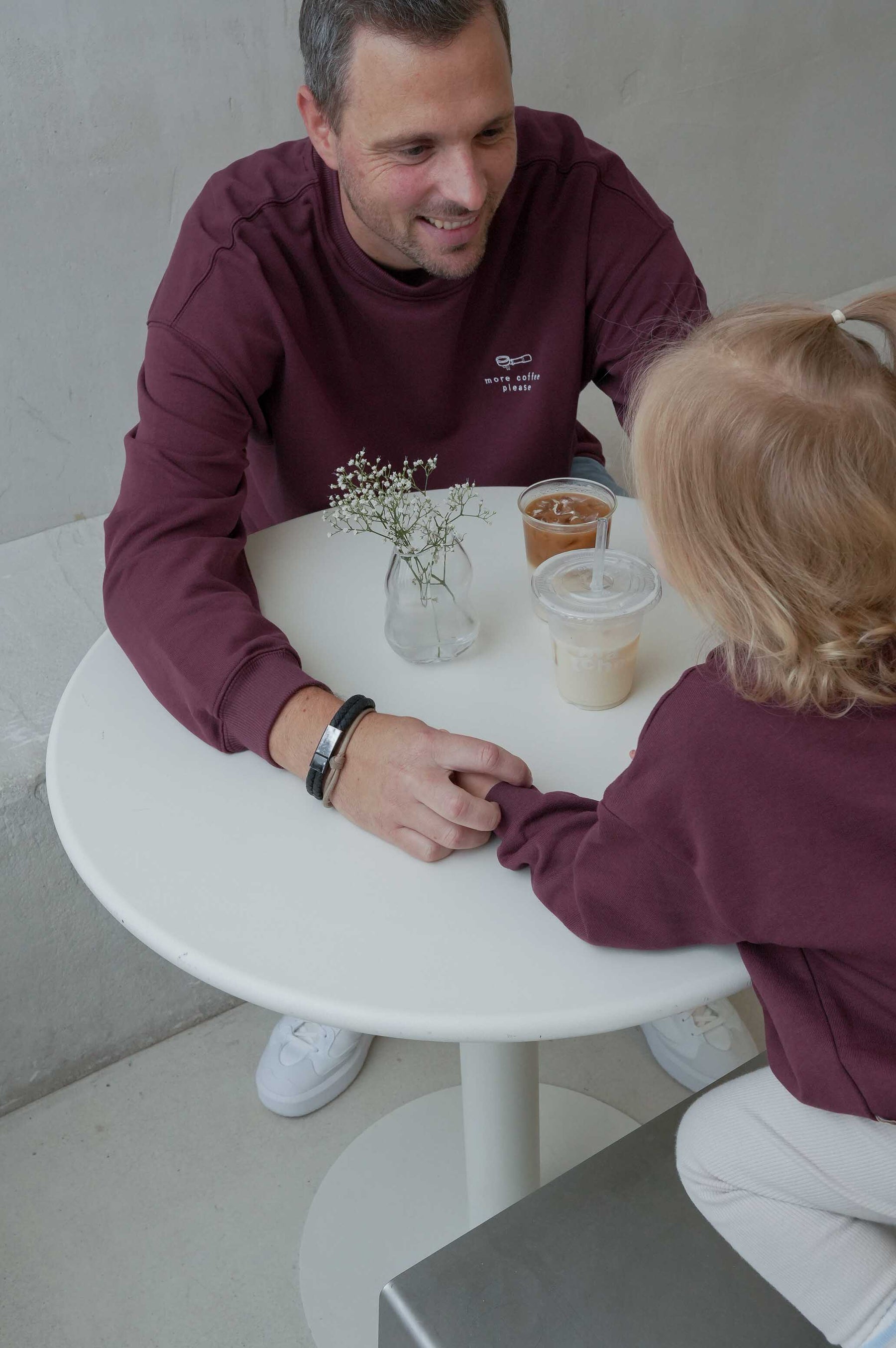 Kids One Babyccino Please Burgundy
