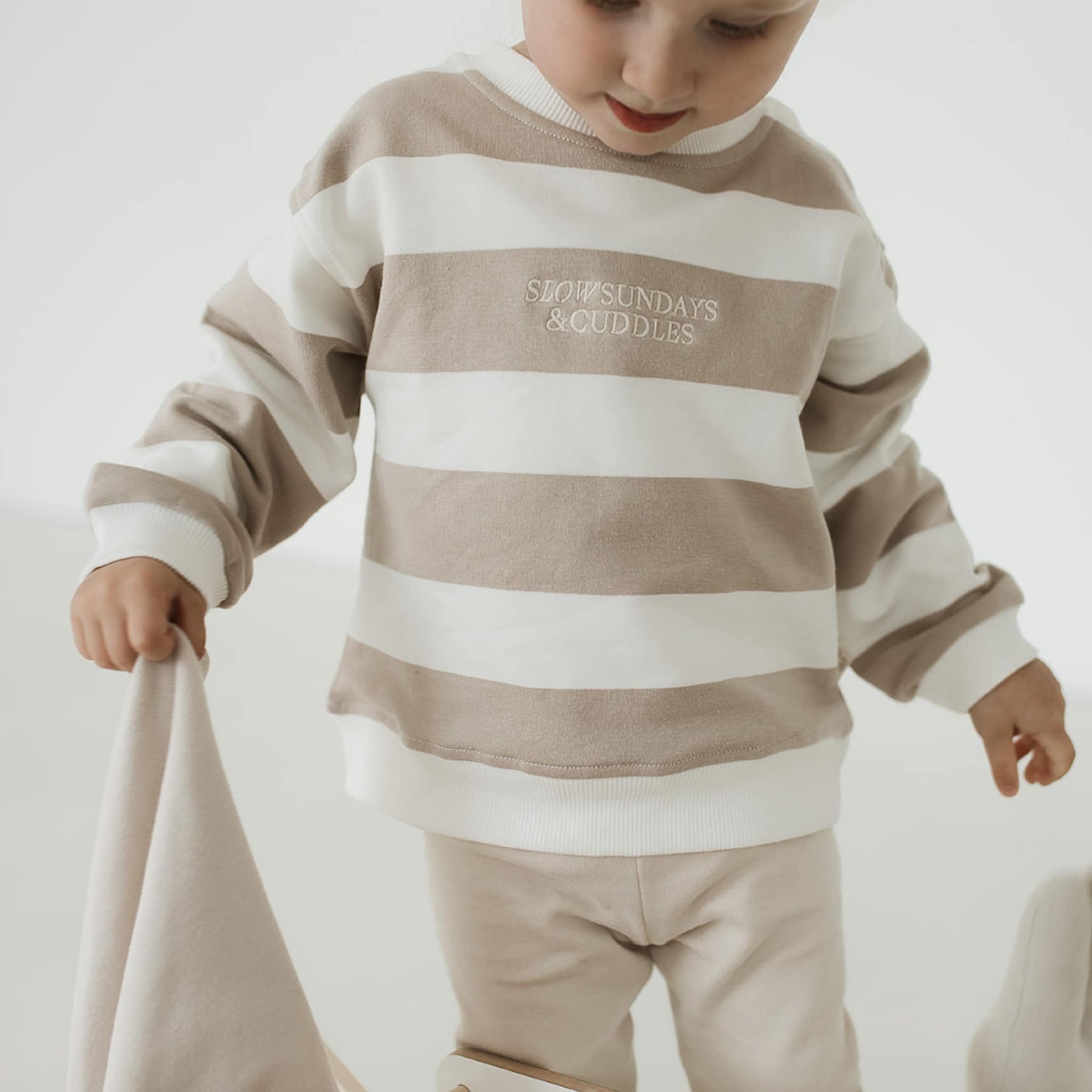 Slow Sundays & Cuddles Sweater Striped