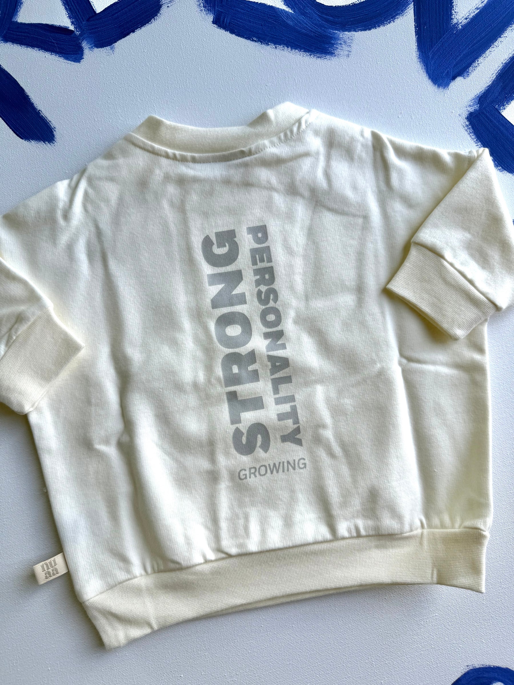 Pre-Loved: Personality Oversized Sweater Marshmallow