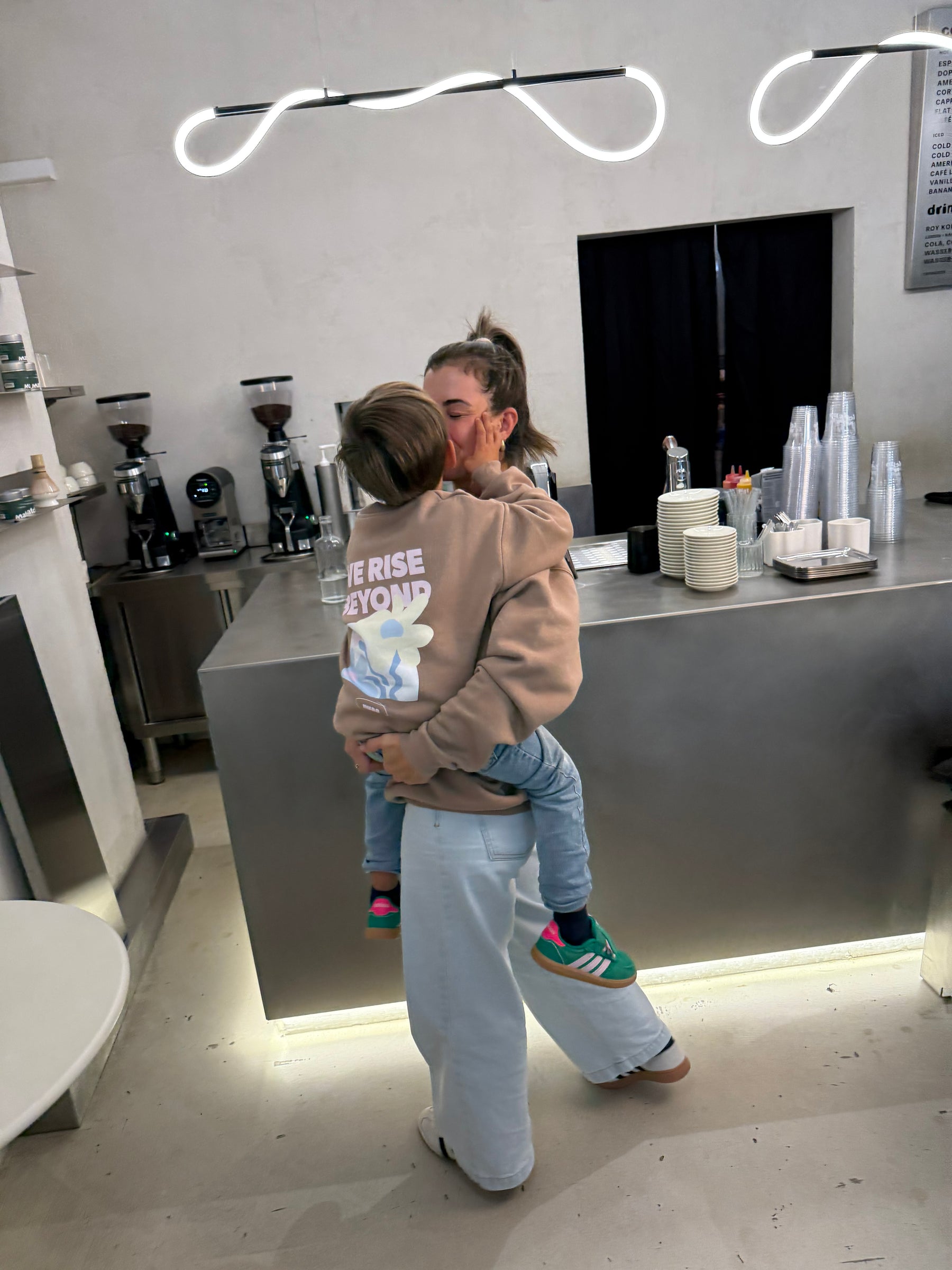 Mom Rise Beyond Sweater Light Brown