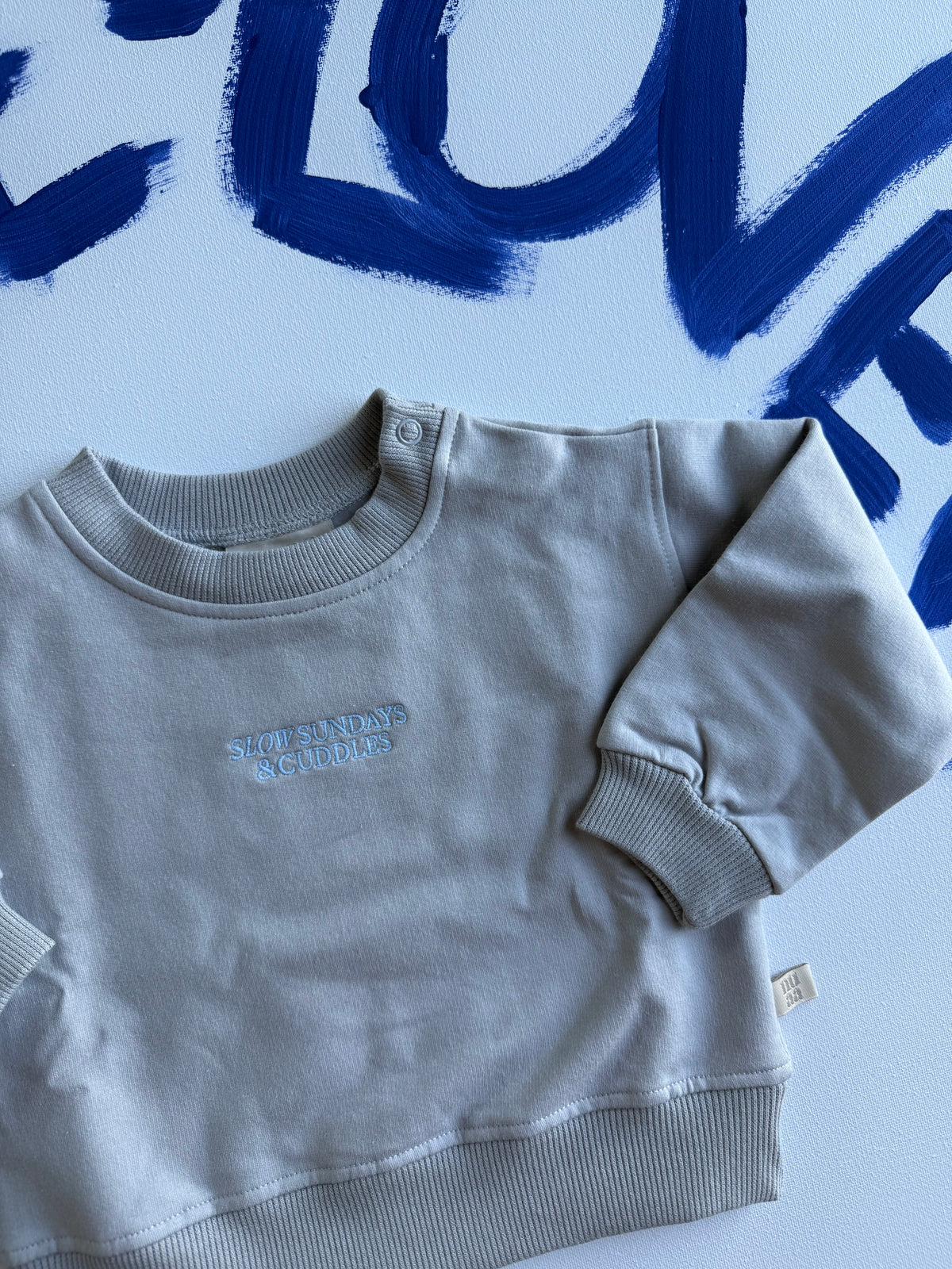 Pre-Loved: Slow Sundays & Cuddles Sweater Light Grey