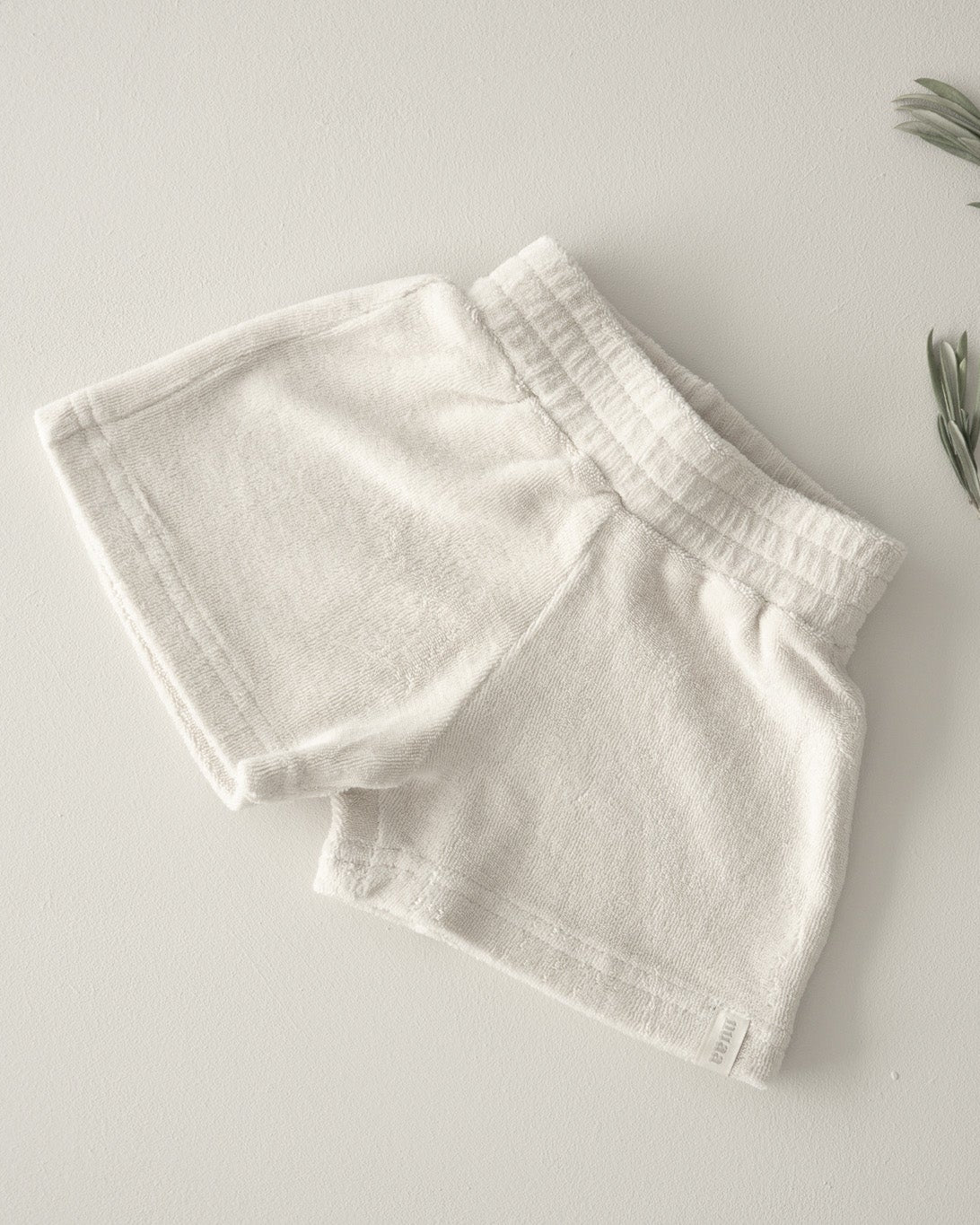 Relaxed Frottee Shorts Sand