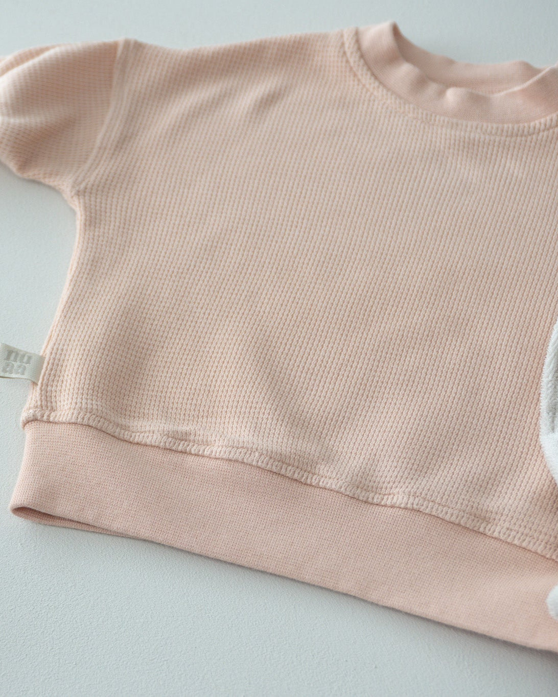 Waffel Sweatshirt Coral