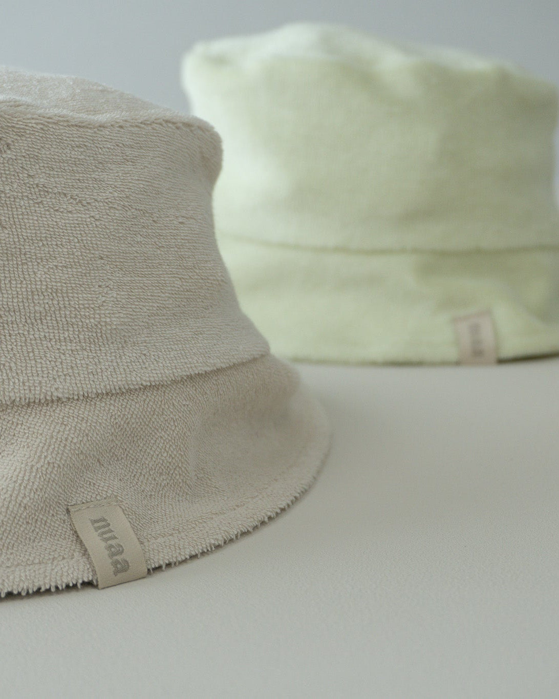 Frottee Bucket Hat Lime Cream