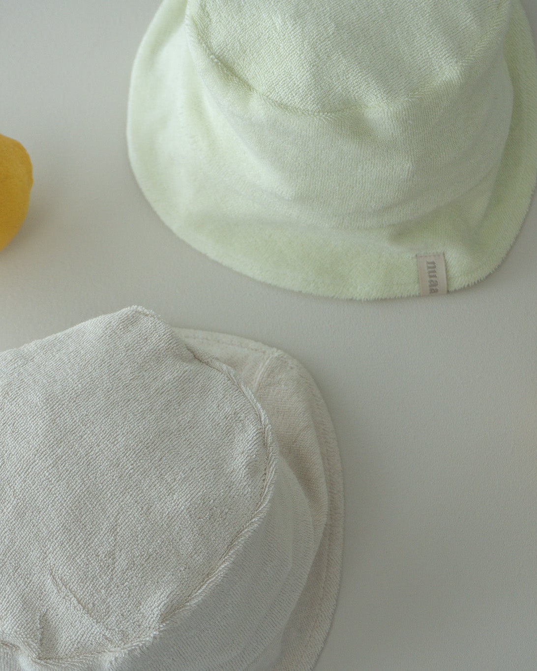 Frottee Bucket Hat Lime Cream