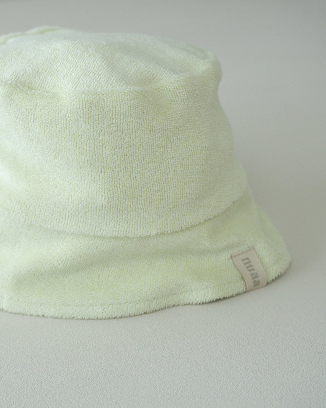 Frottee Bucket Hat Lime Cream