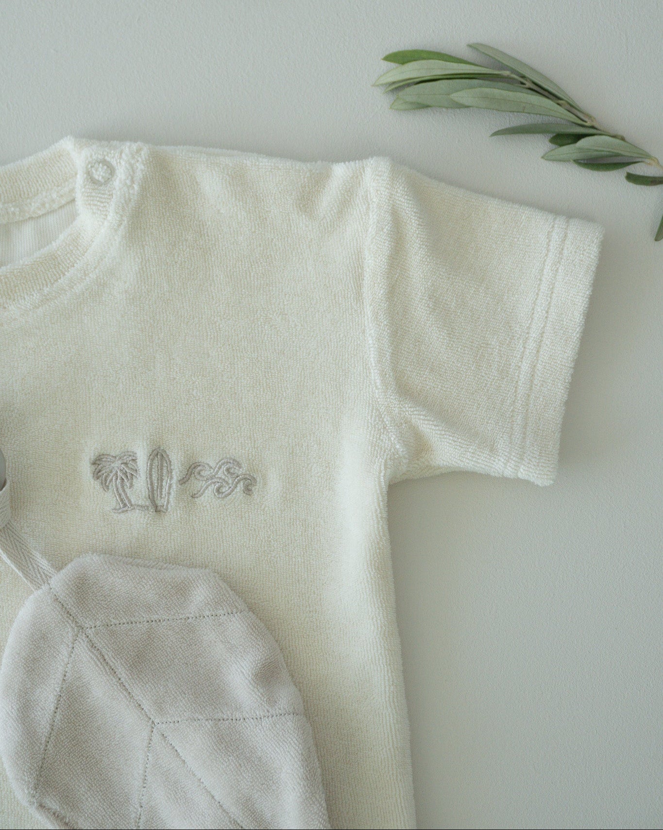 Beach Frottee Shirt Ecru