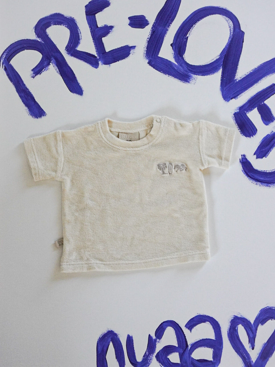 Pre-Loved: Beach Frottee Shirt Ecru