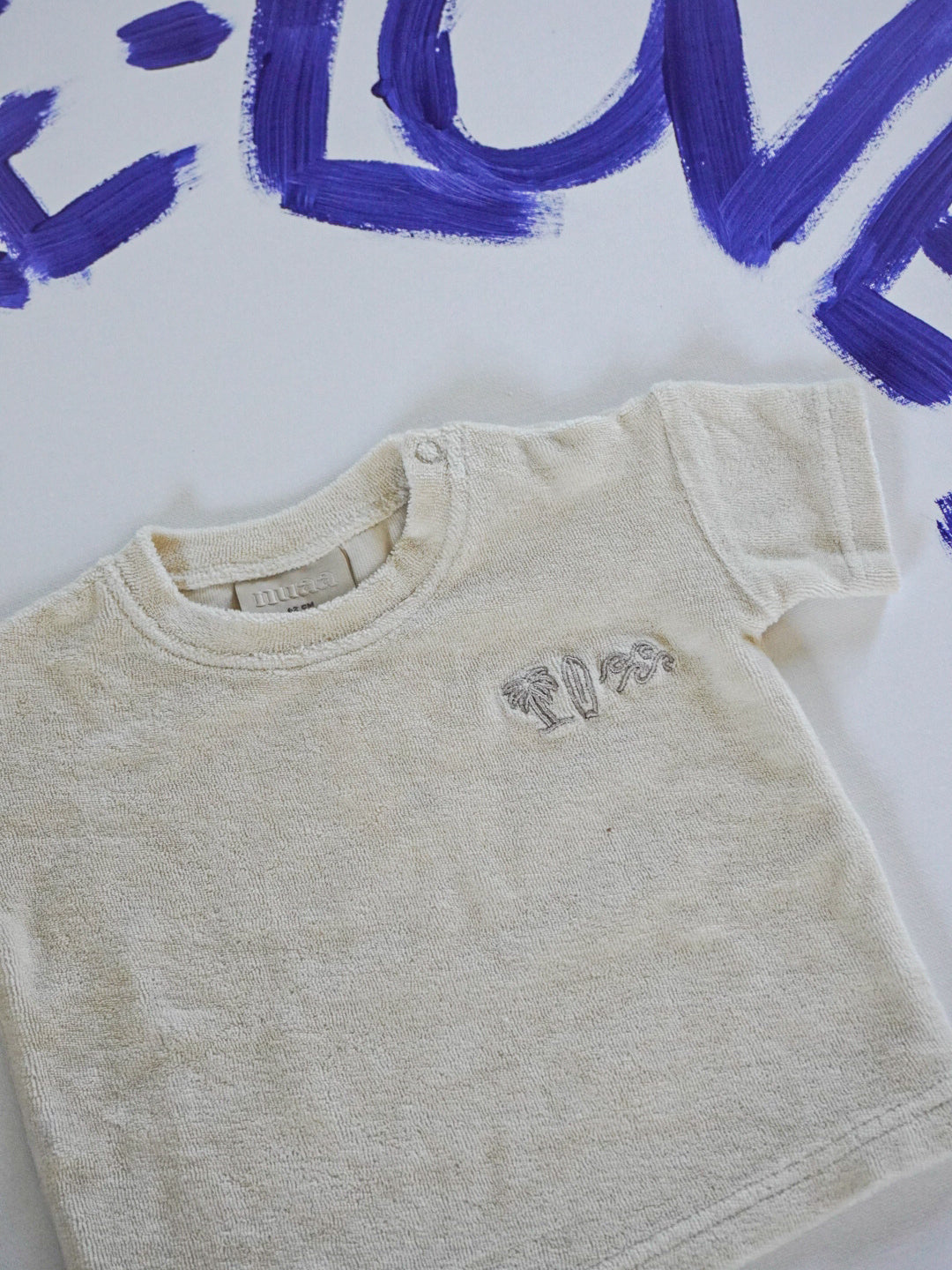 Pre-Loved: Beach Frottee Shirt Ecru