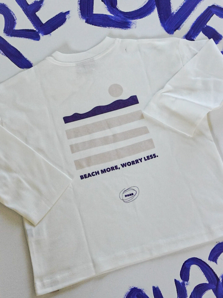 Pre-Loved: Beach More Longsleeve Soft White