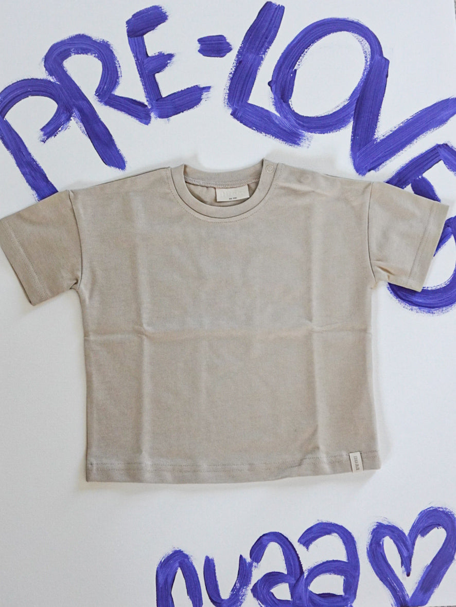 Pre-Loved: Classic Oversized Heavy-T Taupe