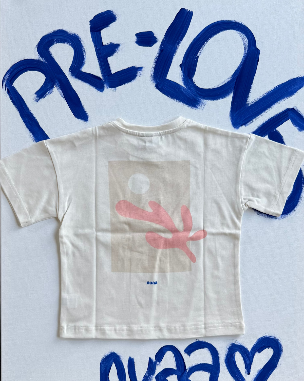 Pre-Loved: Coral Oversized T-Shirt Off White/Oat