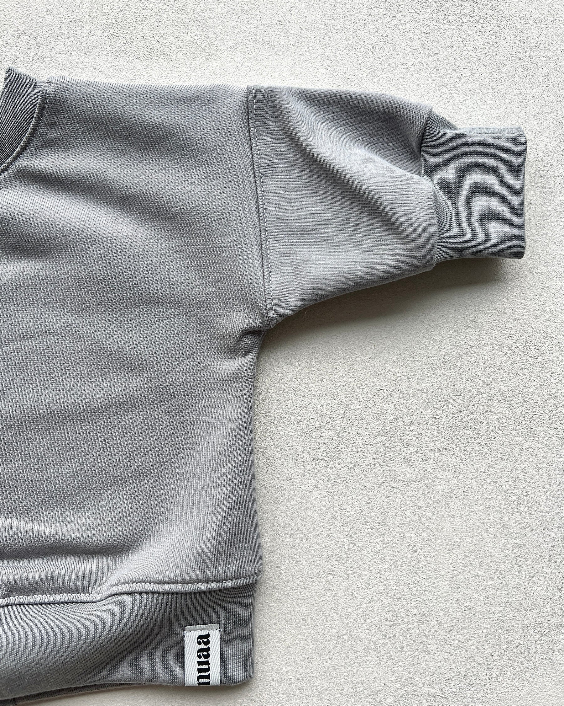 Basic Oversized Sweater Grau