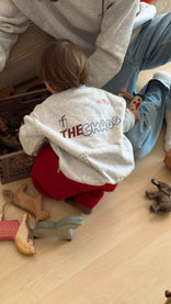 Kids CEO of Chaos Oversized Sweater Grey Melange