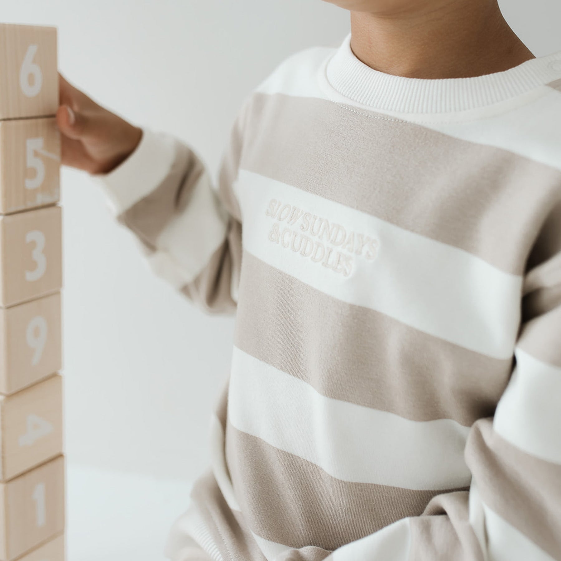 Slow Sundays & Cuddles Sweater Striped