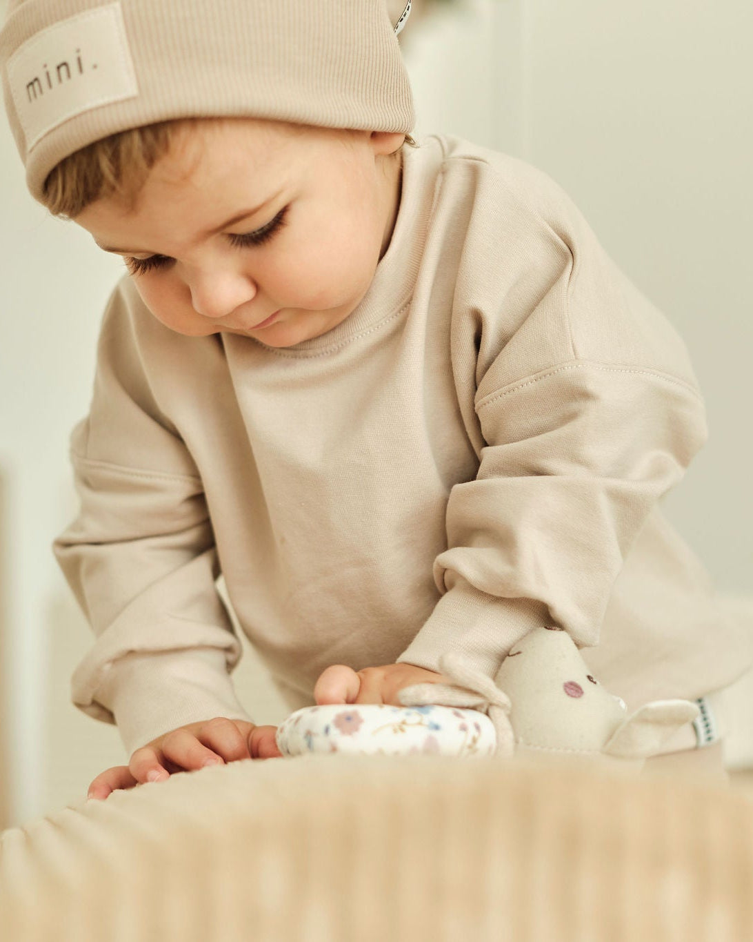 Basic Oversized Sweater Grau