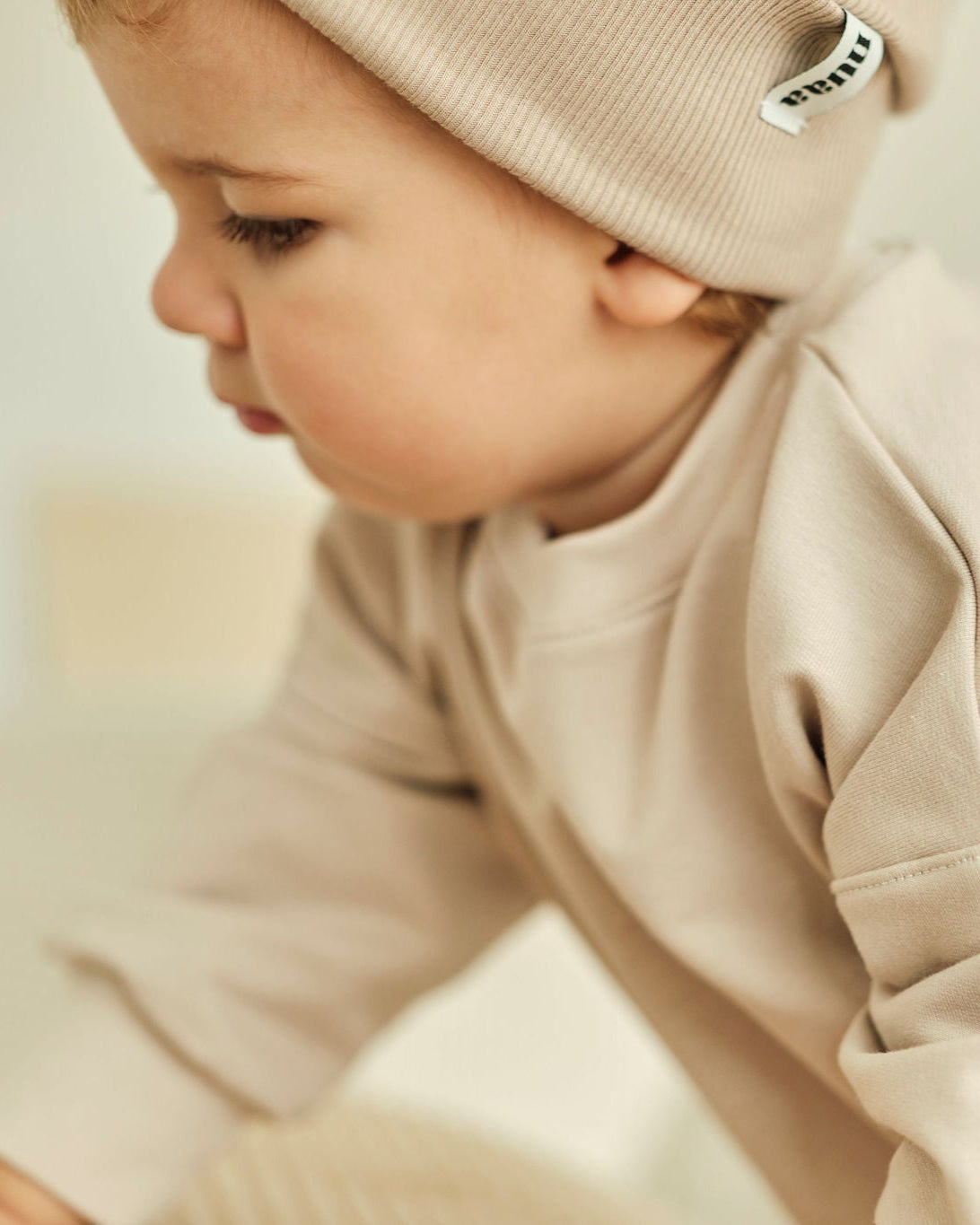 Basic Oversized Sweater Sand