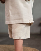 Relaxed Frottee Shorts Sand