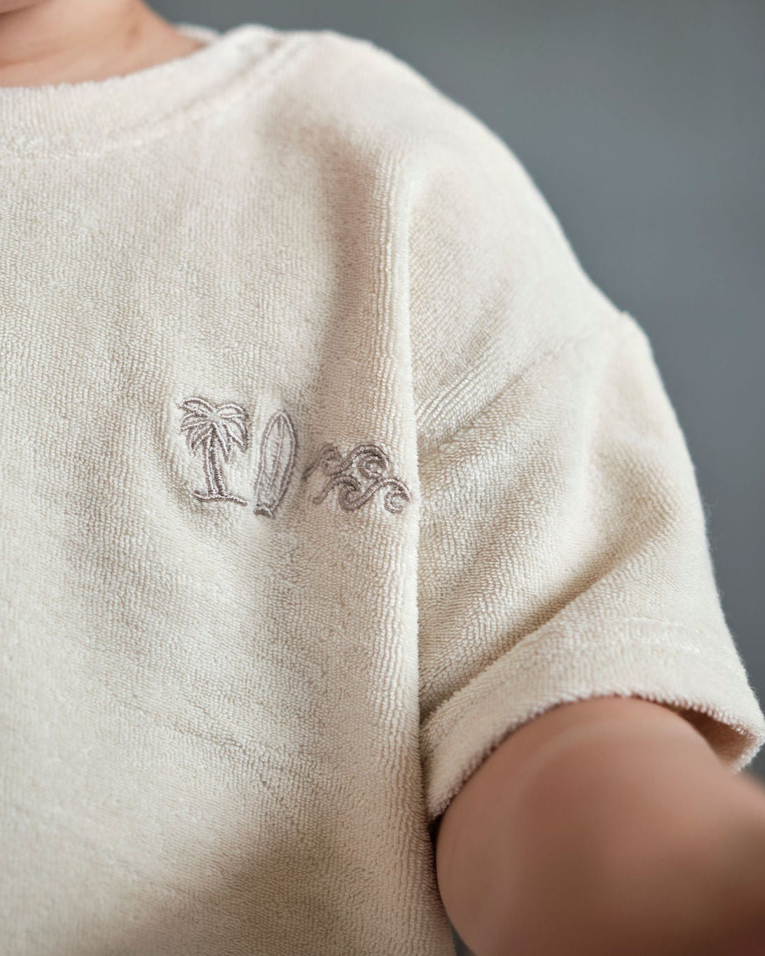 Beach Frottee Shirt Ecru