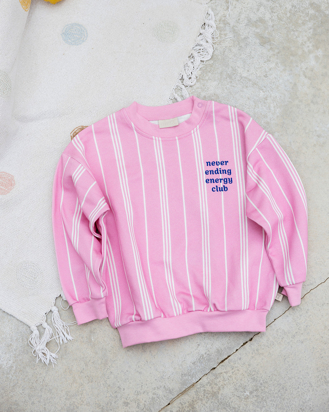 Never Ending Energy Oversized Sweater Pink