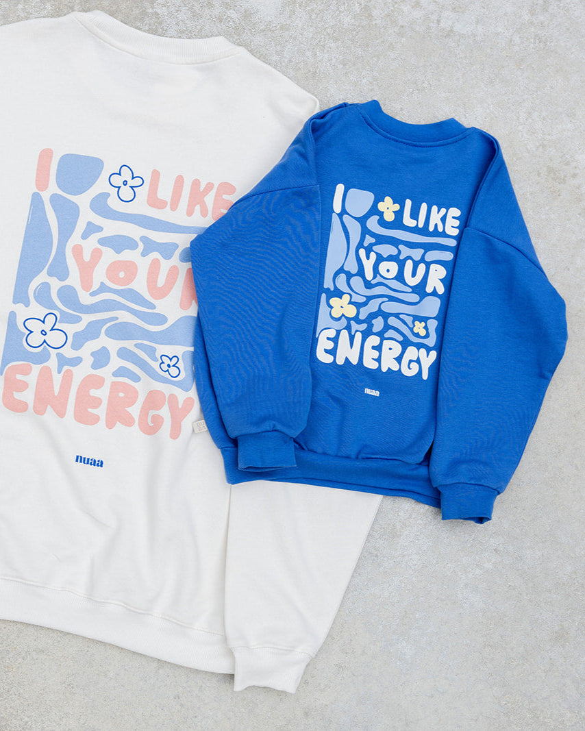 I like your Energy Oversized Sweater Ocean Blue