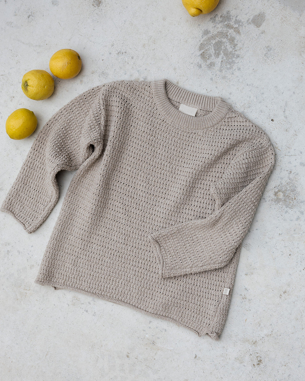 Leichtes Strick Longsleeve Mocha