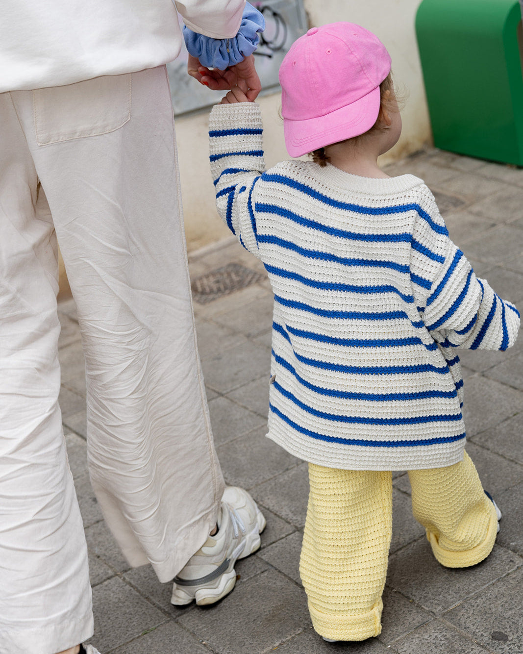 Herbst-Strick Longsleeve Ocean Blue Stripes