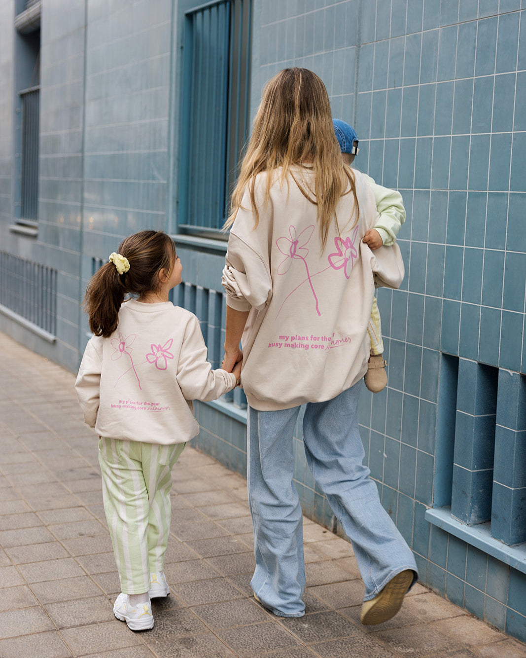 Mom Core Memories Sweater Oat