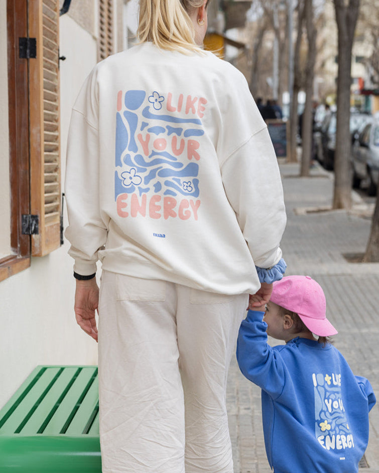 Mom I like your Energy Sweater Off White