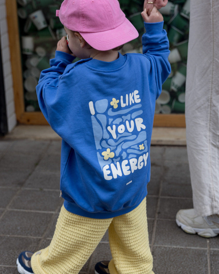I like your Energy Oversized Sweater Ocean Blue