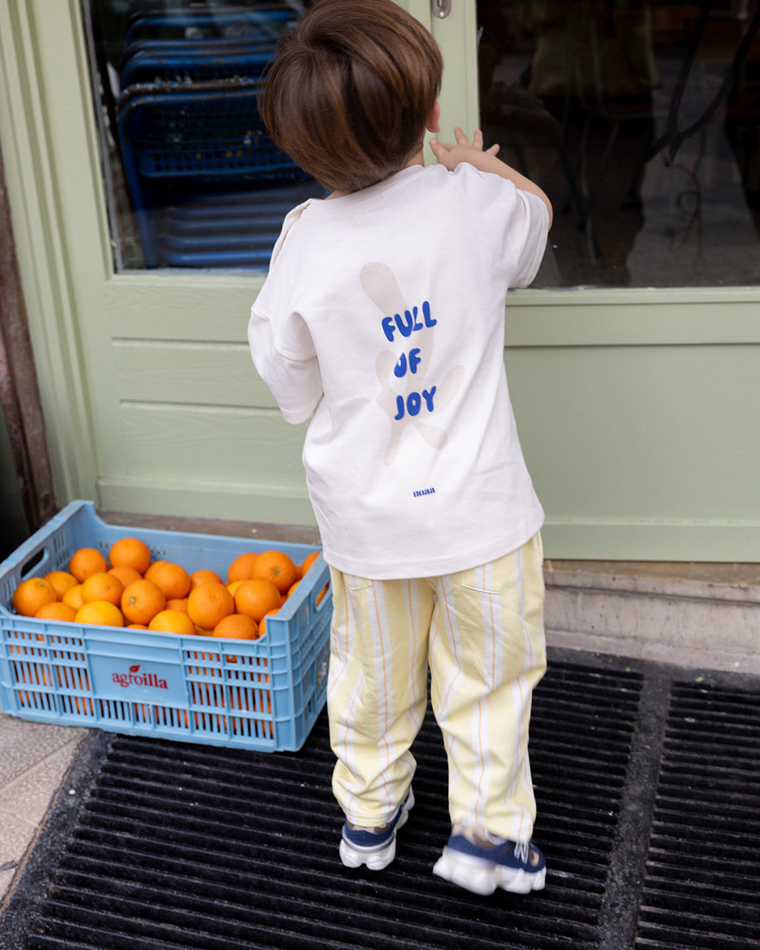 Full Of Joy Oversized T-Shirt Off White