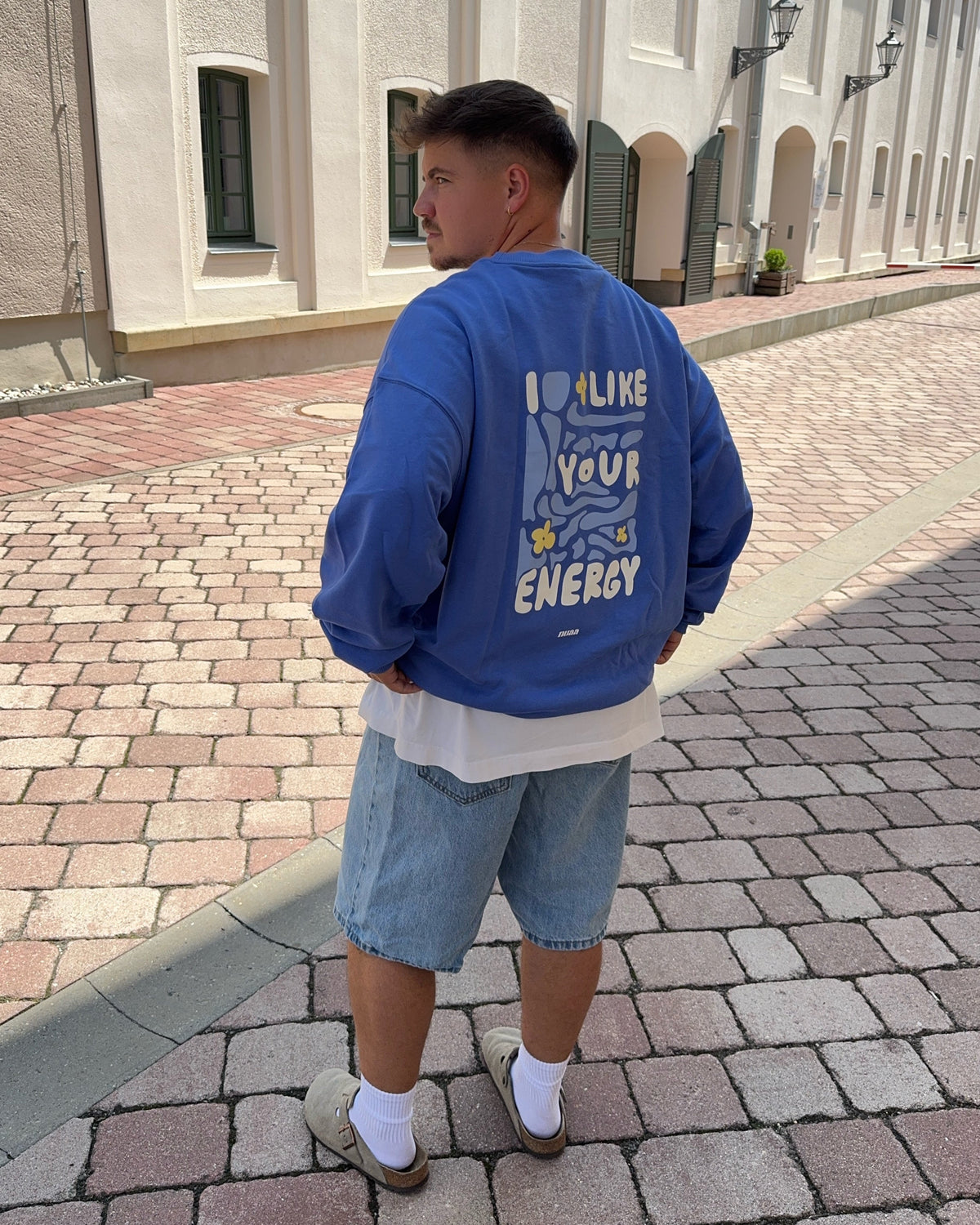 Dad I like your Energy Sweater Ocean Blue