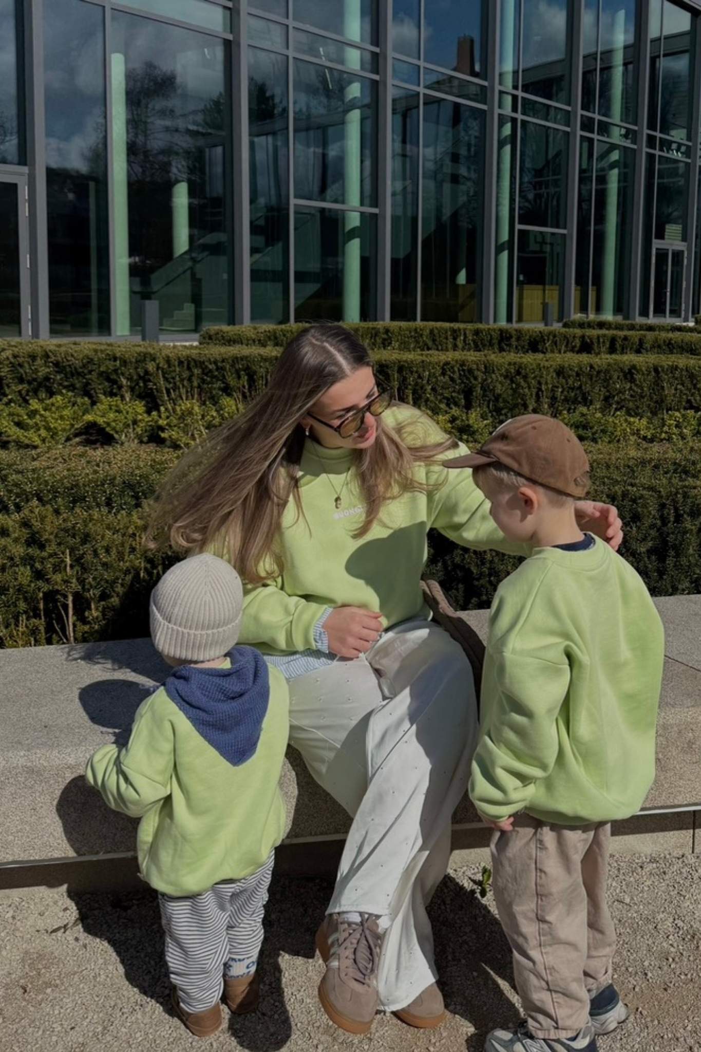 nuaa Buongiorno Damen Sweater in Lime – Partnerlook