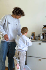 Men Coffee Helps Sweater Grey Melange