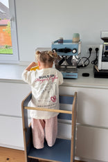 Kids Hugs & Coffee T-Shirt Soft White