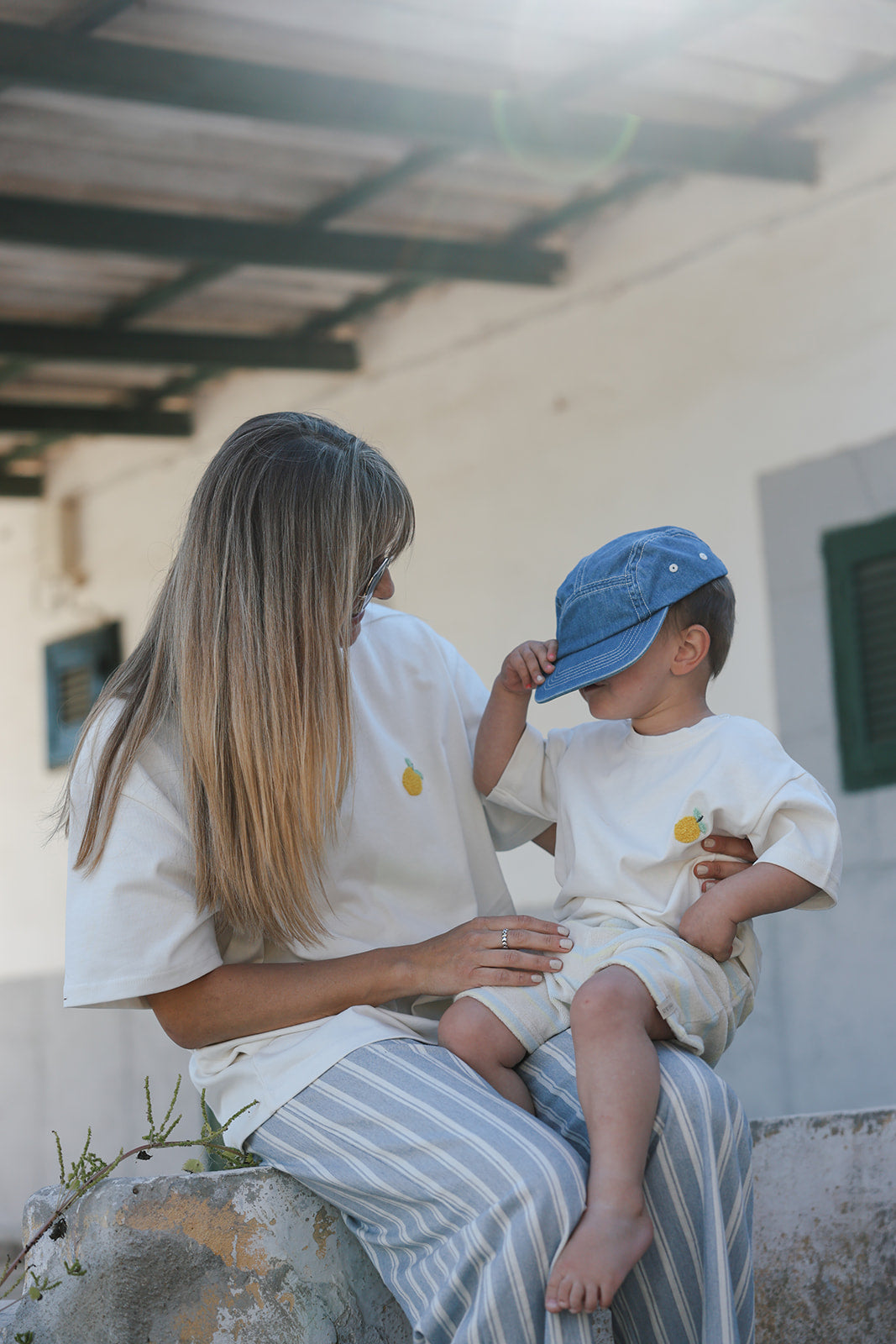 Women Lemon T-Shirt Off White