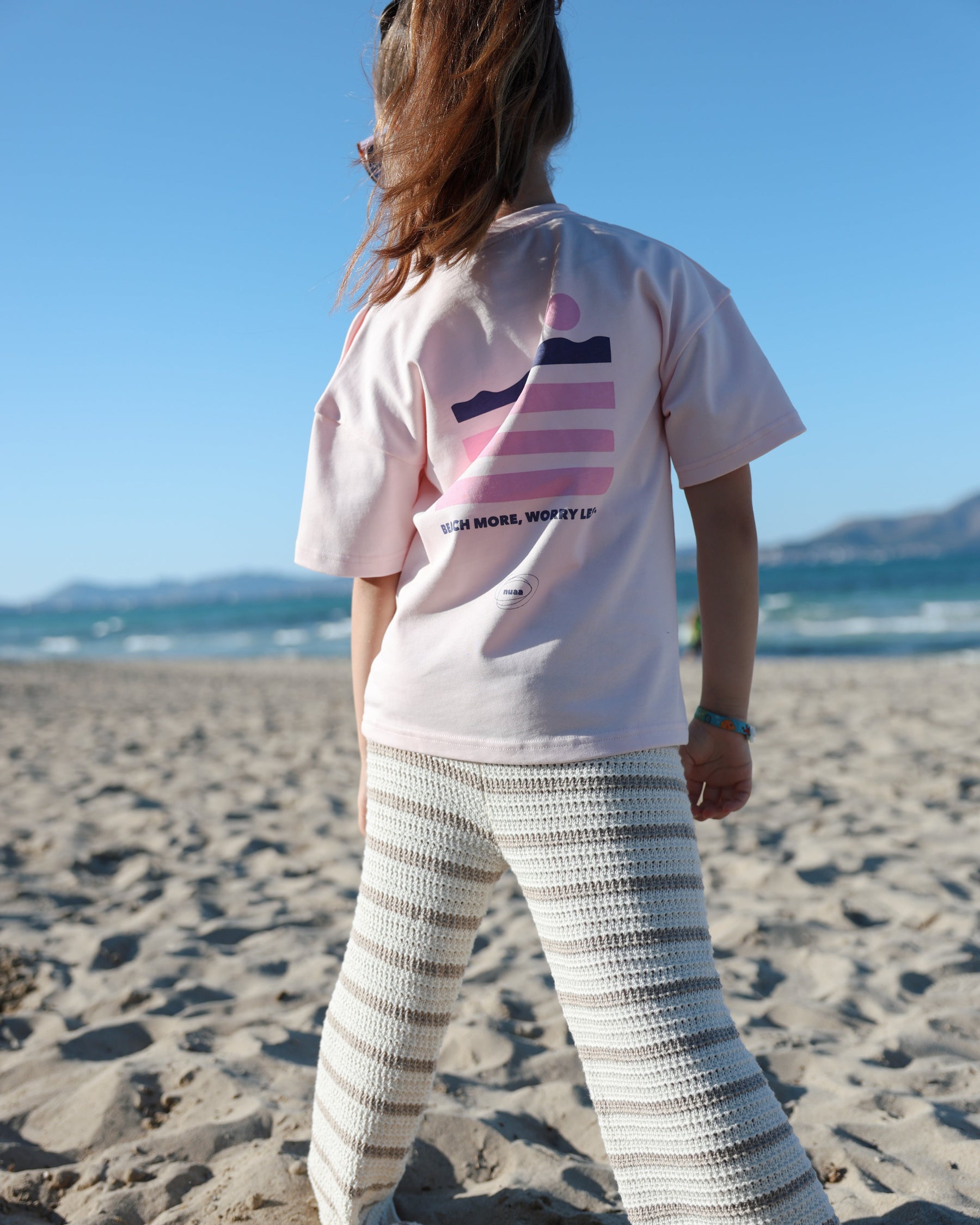 Beach More Oversized T-Shirt Light Rose
