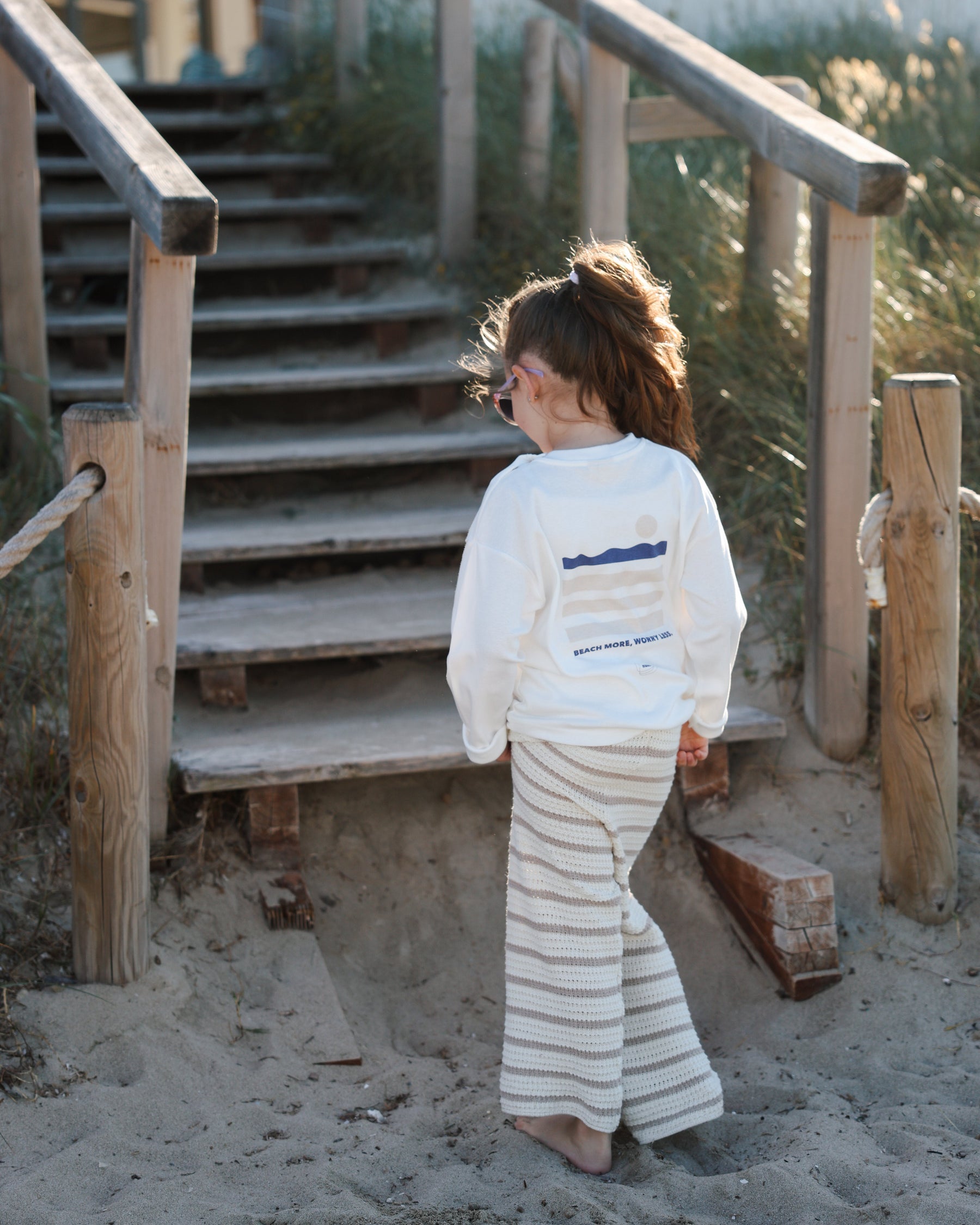 Beach More Longsleeve Soft White