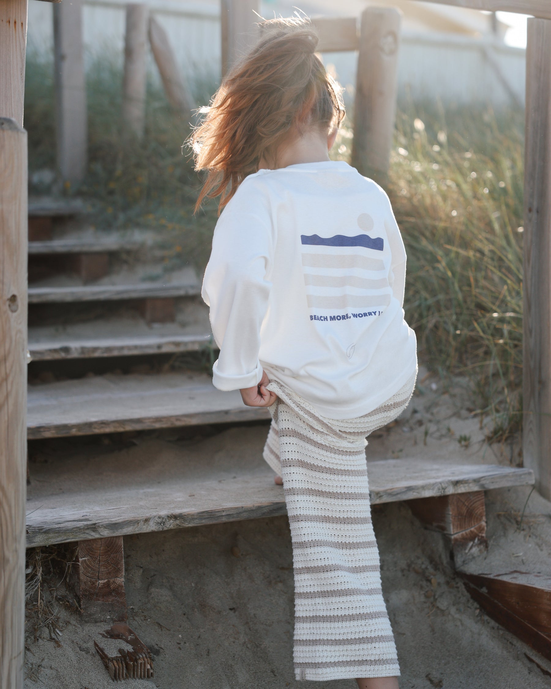 Beach More Longsleeve Soft White