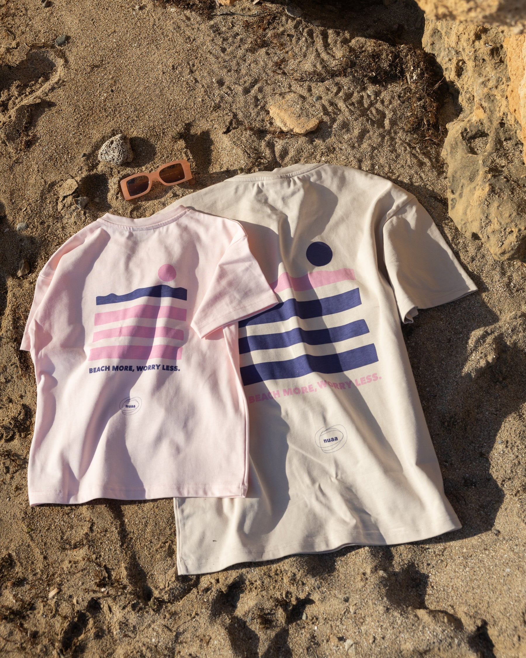 Beach More Oversized T-Shirt Light Rose
