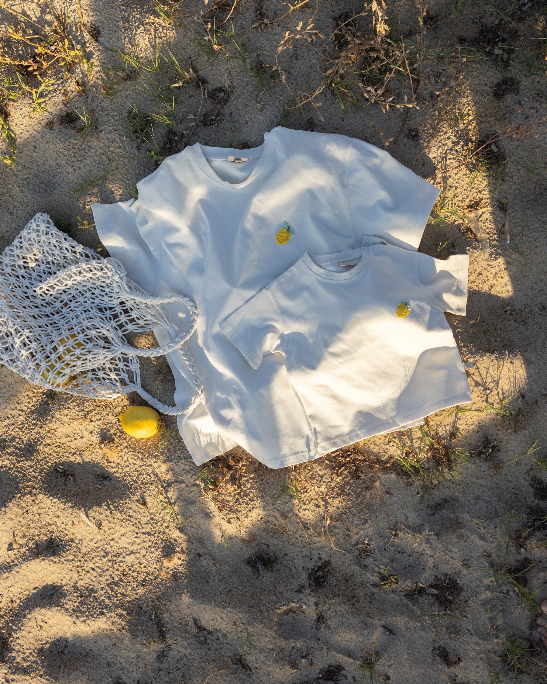 Mom Lemon T-Shirt Off White