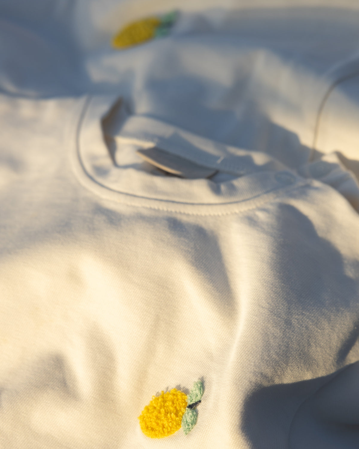 Men Lemon T-Shirt Off White