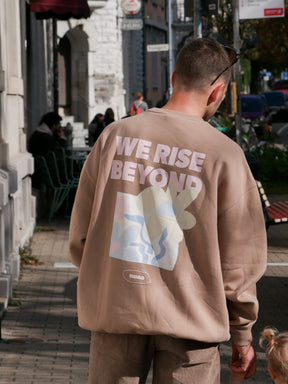 Dad Rise Beyond Sweater Light Brown